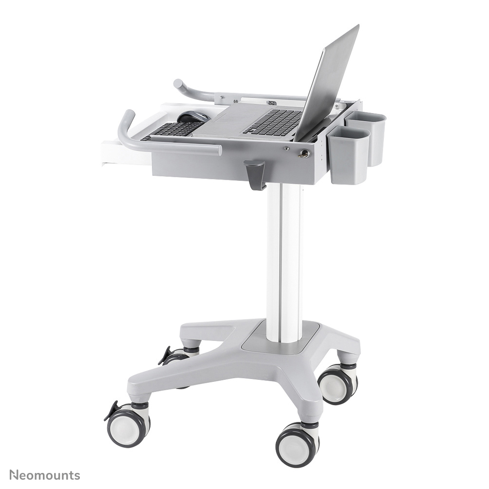 Neomounts MED-M200 Medisch mobiel werkstation 10-17" - gasveer - vergrendelbaar